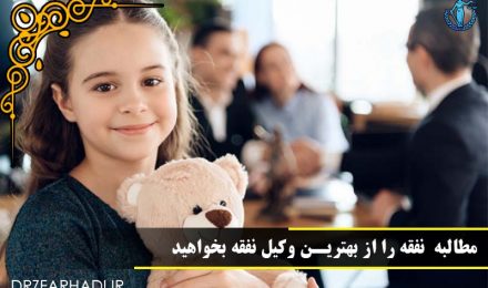 مطالبه نفقه را از بهترین وکیل نفقه بخواهید
